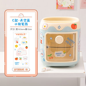 กล่องใส่ปากกา การเก็บของ ชั้นใส่ปากกา ชั้นเก็บเครื่องเขียน ที่เสียบปากกา ชั้นวางดินสอ กล่องดินสอ T-2