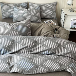 Bộ 4 Món Phong Cách Bắc Âu 100% Cotton