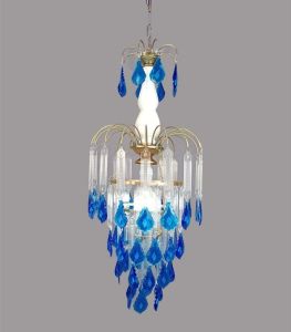 Lampu hias ruang tamu kristal akrilik diameter 30cm