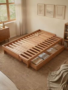 Solid Wood Space Saving Extendable Sofa Bed