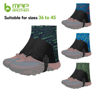 Short Trail Gaiters Sandproof Shoe Cover For Marathon Hiking MAP BROTHER