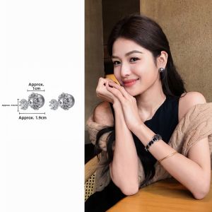 CAFFTI | Multi-Wear White Lace Zircon Pearl Earrings