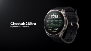 Amazfit Cheetah 2 Ultra Smartwatch | 1.5" AMOLED Sapphire Glass Display | 5 ATM | Strava Compatible