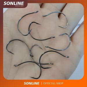 SONLINE Kail Pancing Udang Hook High Carbon Steel1045R