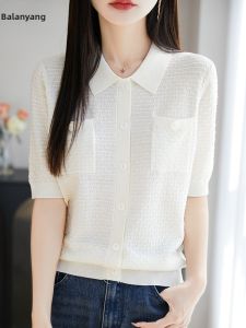 BALANYANG | Áo Polo Tay Ngắn Thanh Lịch Mỏng