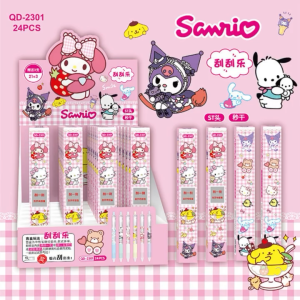 Kotak Buta Sanrio Gel Pen 1pc Blind Box 0.5mm Black Ink Cute Cartoon Creative Random Pen School