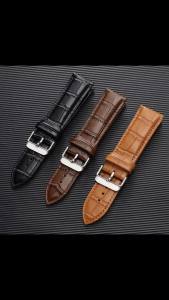 12/13/14/15/16/18/19/20/21/22/23/24mm Leather Watchband for Omega Watch Strap Universal Men Women Wristband Sports Accessories
