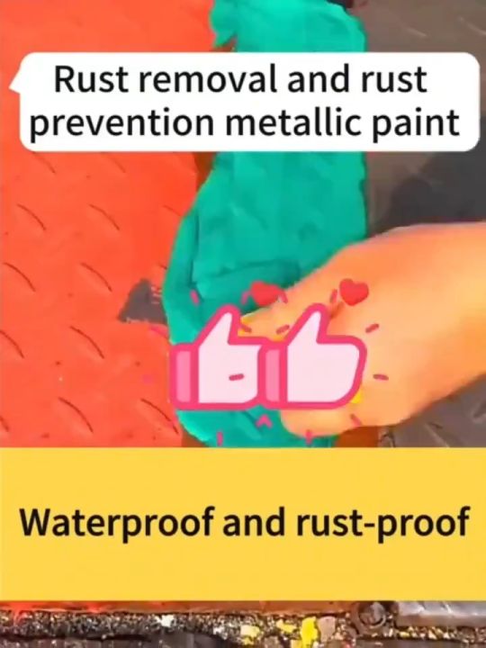 2in1 Metal Primer Paint 1000G with brush Anti Rust Paint Metal Primer