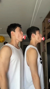 Alat Senam Wajah Mengencangkan Perbaiki Garis Senyum / Alat Ajaib V-Shape Latih Otot Rahang