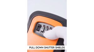 Key Storage Box Combination Lock Alloy Outdoor Wall Mounted Anti-theft Mini Key Box Home Security