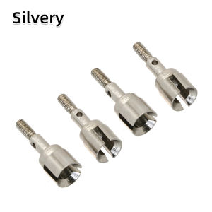 4 PCS Steel Stub Wheel Axle Parts 02033 For HSP 1/10 Redcat Volcano EPX Pro Monster Truck BRONTOSAURUS 94103 94107 94111 RC Car