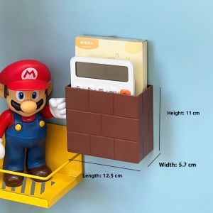 Cute Cartoon Magnetic Storage Box Iron Sheet Cabinet Nursing Stationery Decorative Display Shelf Single Layer Universal Space