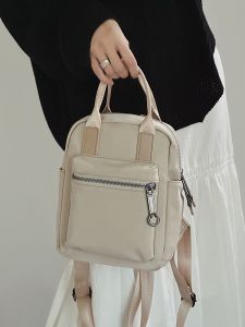 jpj | Lightweight JPJClassic2025 Spring New Womens Backpack Mini Handbag Travel Versatile Cute Commuter Style Zipper Closure Soft Fabric