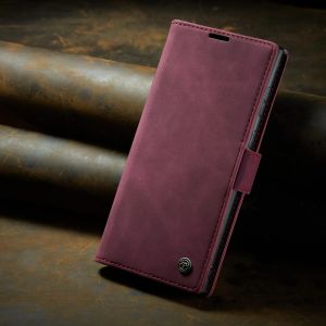 Business Leather Case For Samsung S26 Ultra S25 S24 S23 S22 Ultra Note 20 10 Plus Ultra Cards Solt Wallet Magnet Stand Bag Cover