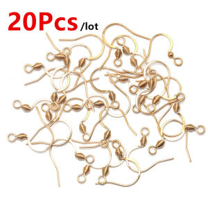 20-50Pcs 304 Stainless Steel French Wire Earring Hooks Hypoallergenic Jewelry Making Findings Ear Wires Nickel Free