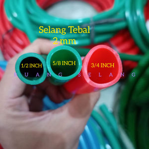 Selang Air 15 Meter 1/2 Inch Tebal 2 MM Elastis DOP Selang Air Anti Tekuk Anti Kempes