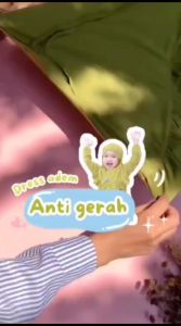 UMMA Fashion - Syafa Kids Baju Gamis Lebaran Anak Tanggung Usia 1-7 Tahun Sudah Satu Set Dengan Kerudung Bergo Lucu Dengan Tali Menyatu Baju Ngaji Anak Polos Terbaru 2024 Bahan Jersey Premium Variasi Ruffle Cantik Model Sekarang Lengan Panjang Adem