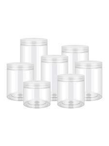 Nut Sealed Cans Food Grade 0.50kg Pack PET Plastic Bottle Empty Bottle Candy Packaging Can Snack Dried Fruit Cookie Jar