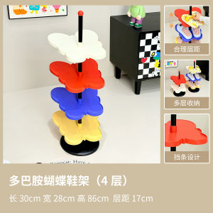 Childrens Shoe Rack Baby Infant Small Multi-layer Shoe Cabinet Space Saving Storage Solution for Entryway And Closets