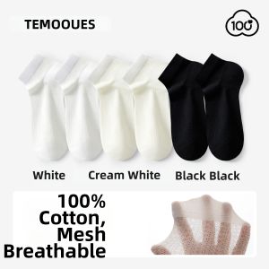 Cotton Breathable No-Heel Ankle Socks