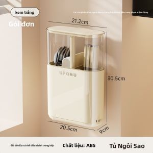 CHUMX | Tổng Hợp Đũa và Dụng Cụ Ăn Bền Chống Ẩm Treo Tường