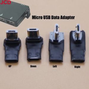 JCD | JCD 1pcs 90 Degree USB Left Right Up Angled Micro 5pin Female To Micro USB Male Data Adapter To Mini USB Plug Plug Micro USB