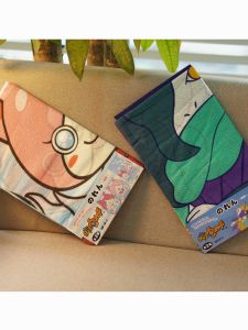 Cartoon Summer Printing Universal Japanese Curtain Kitchen Kitchen Door Curtain Bedroom Covering Cloth Curtain Half Curtain Partition Curtain