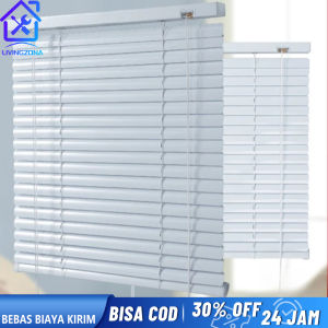 Tirai 60x180 cm Venetian Blinds 25 Mm - Putih Tirai penutup kerai Hordeng