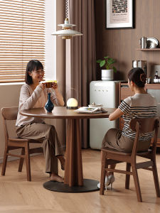 DONGMU | Vintage Style Small Household Round Dining Table