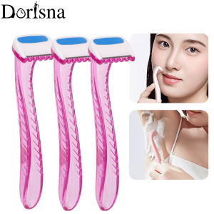 Dorisna 1/3Pcs Lady Bikini Razor Private Body Trimmer Female Upper Lip Hair Facial Hair Remover Travel Safety Shaver