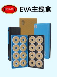 Hộp Đựng Dây Cáp Chính 16 Trục Hai Lớp Phiên Bản Chuyên Nghiệp Di Động Hộp Đựng Phụ Kiện ABS Kèm Keo Dán Đầu Lớn