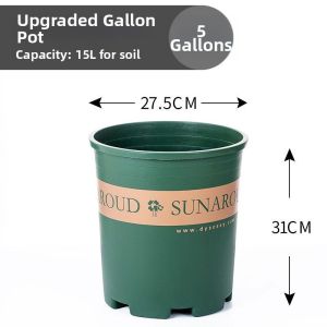Plastic Flower Pot Resin Thickened Ventilated