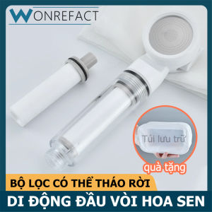 Tiết kiệm nước chuyển nhượng Đầu vòi hoa sen áp lực cao một nút bấm dừng nước di động có thể tháo rời với bộ lọc có thể tháo rời thiết lập Tăng Áp Đầu vòi sen cầm tay