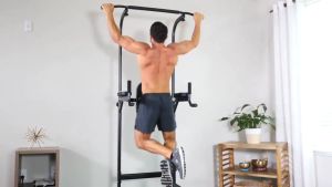 Pull-up machine multifunctional muscle training single parallel bar rack horizontal bar fitness Pull-up Device All-Metal Multi-Function Single Parallel Bars Home Fitness Equipment