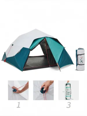 Decathlon | Waterproof Sunscreen Camping Tent 2-3 Person