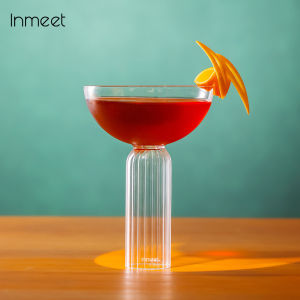 Inmeet Margarita Cocktail Glass/Champagne Glass/Wedding Party Wine Glasses/Bar Tool/High Borosilicate Glass Cup