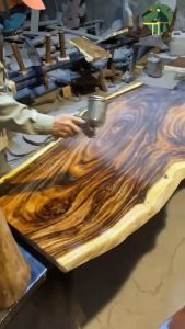 Tấm Gỗ Me Tây Nguyên Khối Chữ Nhật Làm Mặt Bàn Ghế ĂnBàn Làm Việc