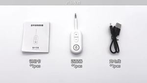 Bluetooth 6.0 Audio Transmitter Receiver 3.5MM AUX Hifi Stereo Music Wireless Adapter With Mic For Car Airplane TV PC Headphone