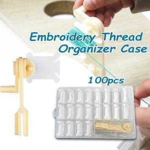 24 Slots Embroidery Floss Organizer Box / 100Pcs Floss Bobbins / Manual Winder: Ultimate Guide