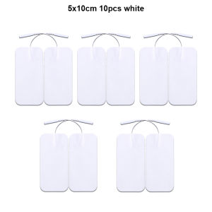 5*10cm EMS Self Adhesive Electrode Pads for Physiotherapy Massager Muscle Stimulator Conductive Patch Replacement Accessory