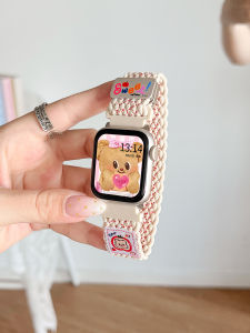 XUEZHANGJIA | New Breathable Woven Stylish Female Band for Apple Watch Series 6-11