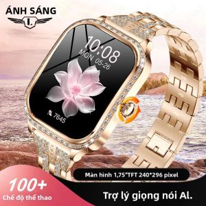 Đồng Hồ Thông Minh Sang Trọng LIGE Dành Cho Nữ Máy Đo Nhịp Tim Vòng Đeo Tay Thời Trang Cuộc Gọi Bluetooth Tương Thích Với Android iOS 2024 Model