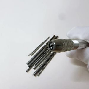 0.8-3.0mm Mini Hand Drill Woodworking Tools Drilling Rotary Tool Manual Twist Drill Bit Watchmaker Pin Vice Watch Repair Tools