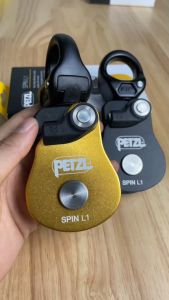 Petzl - SPIN L1 / รอกเดี่ยวประสิทธิภาพสูงพร้อมตัวหมุน รอกกู้ภัย รอกงานดูแลต้นไม้