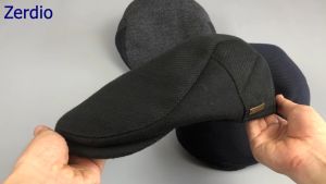 Mũ Nồi Nam Lông Cừu Có Che Tai Nón Beret Nam Cao Cấp MN036