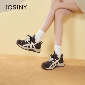 Josiny | Thick Sole Plush Lined Dad Shoes Women Winter