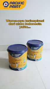 Pacific Paint Metrolite Brilliance Bright & Clean 3.5 Liter / Cat Premium Dinding Interior Anti Noda/ Warna Ready Pack