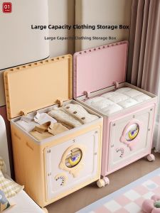 Foldable and Wheeled Storage Box