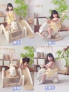 Multifunction Anti-Tip Ride On Rocking Horse 1-3 Years