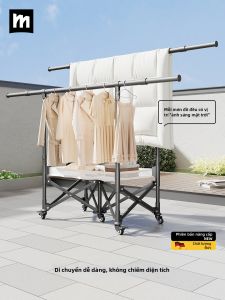 MINGZHI | Foldable Adjustable Mobile Indoor Drying Rack